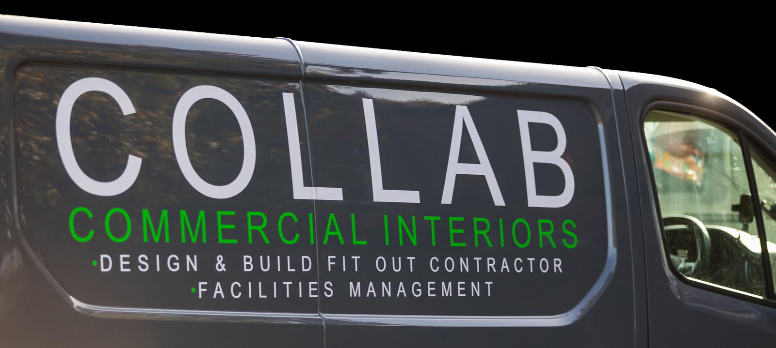 Collab Commercial Interiors branded van